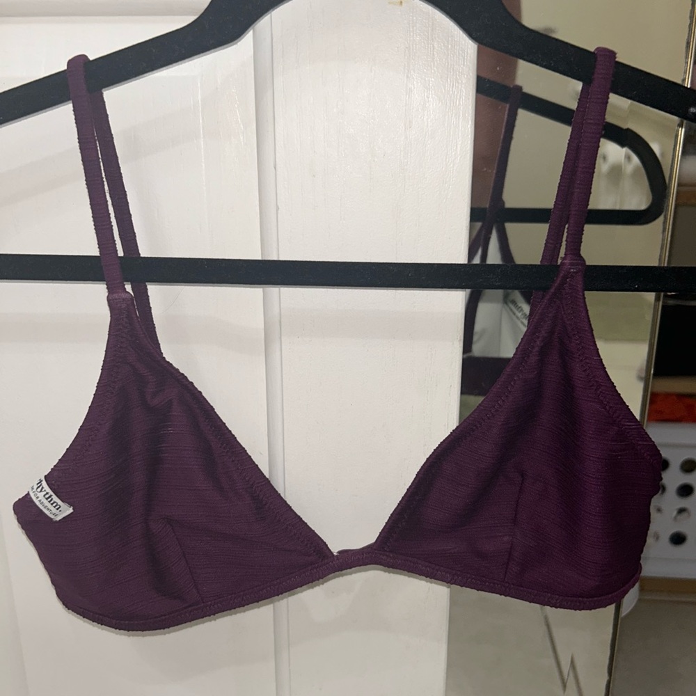 Rhythm Bikini Top - Eggplant Color - Size Medium - Worn once - Great condition!